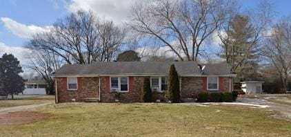 132 Anderson Ln, Hendersonville, TN 37075 - ranch-style house with a front lawn