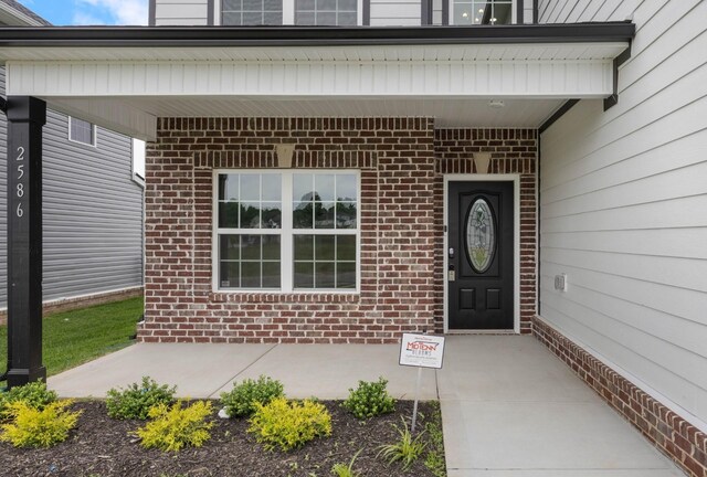 2586 Rafiki Dr, Clarksville, TN 37042 - entrance to property featuring brick siding