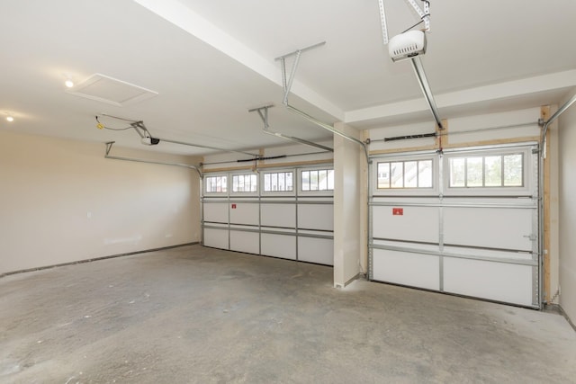 5962 Hunt Valley Dr, Spring Hill, TN 37174 - garage featuring a garage door opener