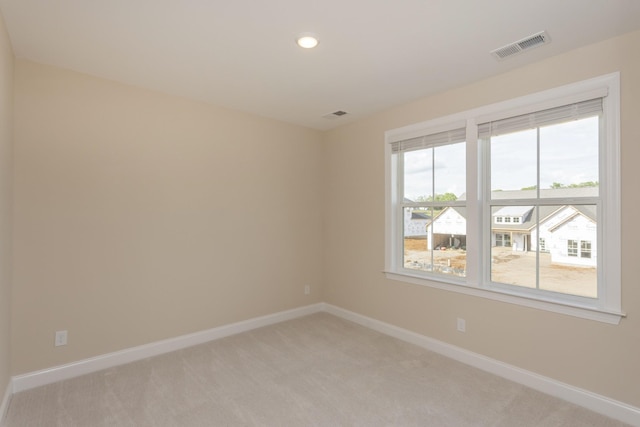 5962 Hunt Valley Dr, Spring Hill, TN 37174 - empty room featuring light carpet, baseboards, and recessed lighting