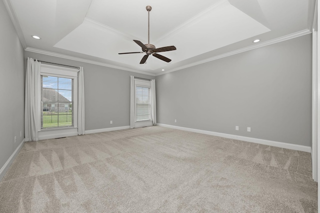 193 Knoxleigh Way, Murfreesboro, TN 37129 - unfurnished room with plenty of natural light, ornamental molding, carpet flooring, ceiling fan, and recessed lighting