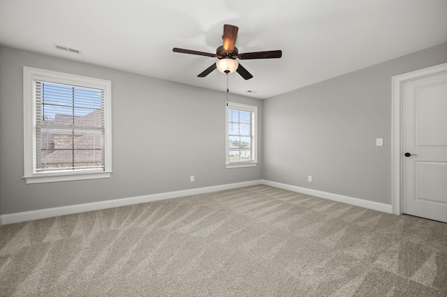 193 Knoxleigh Way, Murfreesboro, TN 37129 - empty room featuring baseboards, carpet flooring, and a ceiling fan