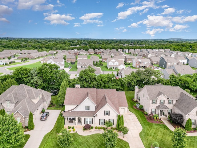 813 Stone Mill Cir, Murfreesboro, TN 37130 - aerial perspective of suburban area
