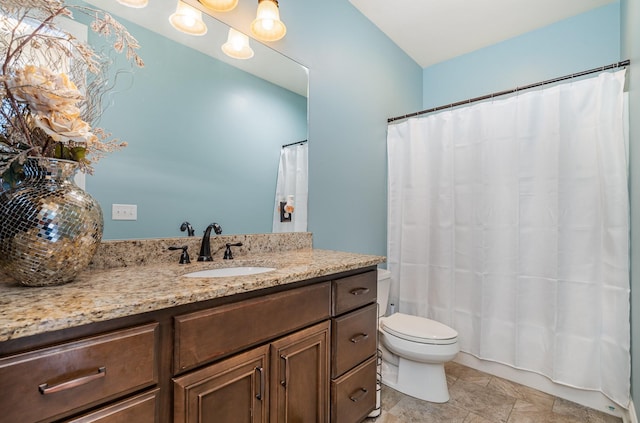813 Stone Mill Cir, Murfreesboro, TN 37130 - full bathroom with toilet, vanity, and a shower with shower curtain