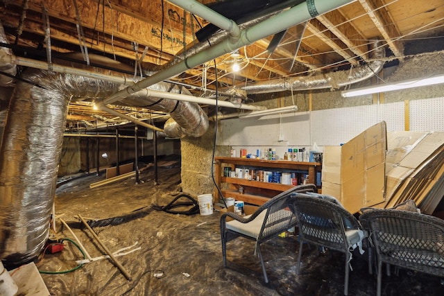 6781 Autumnwood Dr, Nashville, TN 37221 - view of unfinished basement