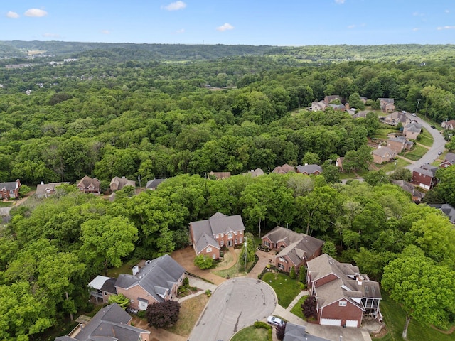 6781 Autumnwood Dr, Nashville, TN 37221 - aerial perspective of suburban area with a heavily wooded area
