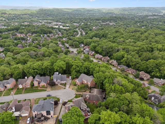 6781 Autumnwood Dr, Nashville, TN 37221 - aerial view of residential area with a forest