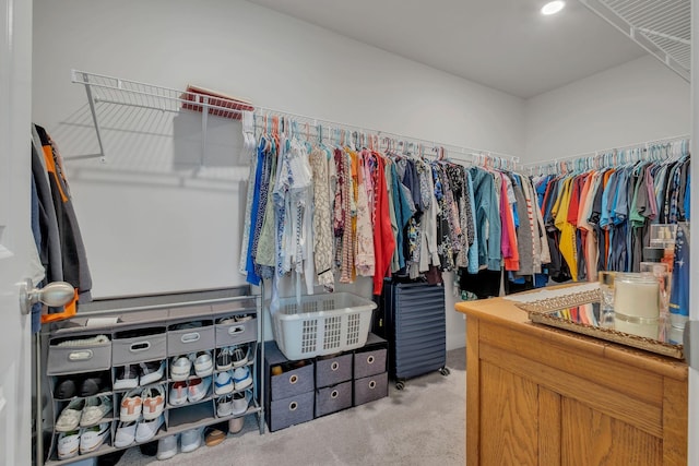 1736 Tahoma Dr, Lebanon, TN 37087 - walk in closet with light colored carpet