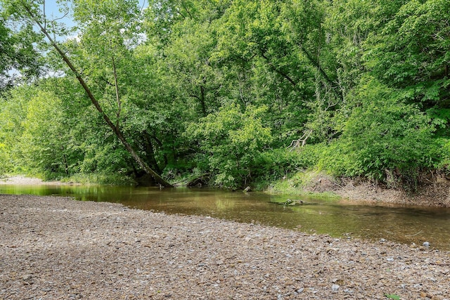 3975 Dry Creek Rd, Dowelltown, TN 37059 - water view with a heavily wooded area