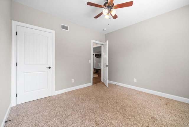 2157 Christina Ct, Hermitage, TN 37076 - unfurnished bedroom with light carpet, baseboards, and ceiling fan