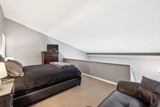210 Old Hickory Blvd Unit 42, Nashville, TN 37221 - carpeted bedroom with lofted ceiling and baseboards