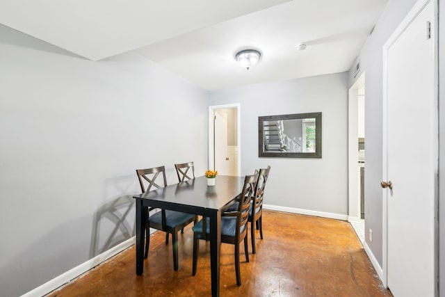 210 Old Hickory Blvd Unit 42, Nashville, TN 37221 - dining space with finished concrete floors and baseboards