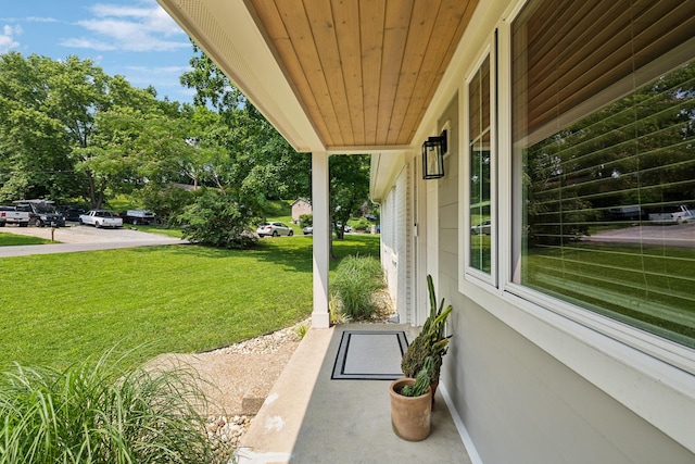 304 Jenny Murff Dr, Antioch, TN 37013 - view of patio featuring view of wooded area