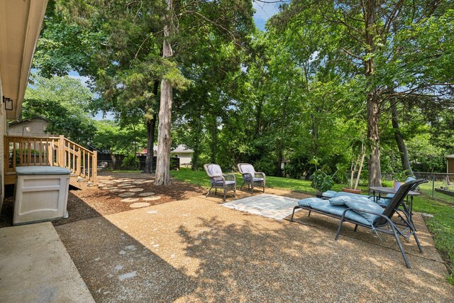 304 Jenny Murff Dr, Antioch, TN 37013 - view of yard featuring a patio and view of scattered trees