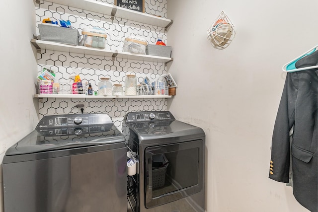 6531 Tulip Tree Dr, Murfreesboro, TN 37128 - washroom featuring washing machine and clothes dryer