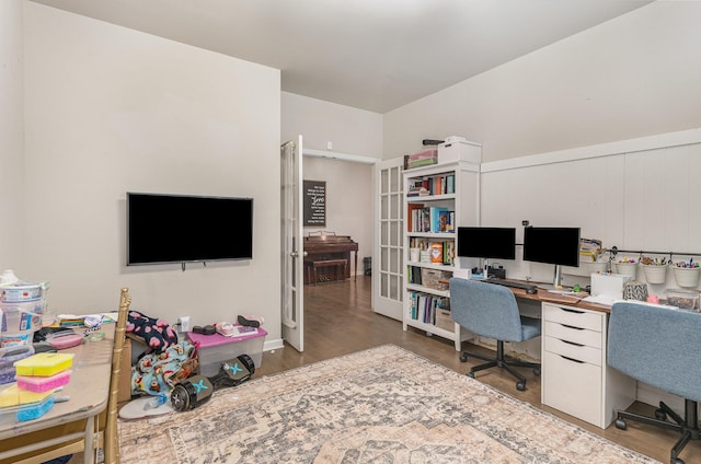 6531 Tulip Tree Dr, Murfreesboro, TN 37128 - office area with wood finished floors