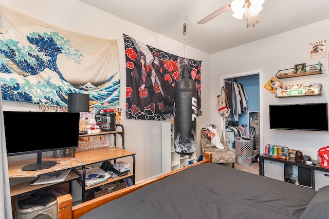 6531 Tulip Tree Dr, Murfreesboro, TN 37128 - bedroom featuring a ceiling fan