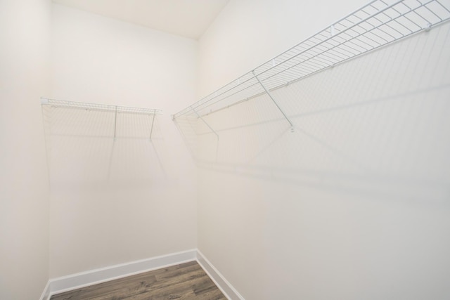 3013 Kemp Dr, Hermitage, TN 37076 - spacious closet featuring dark wood finished floors