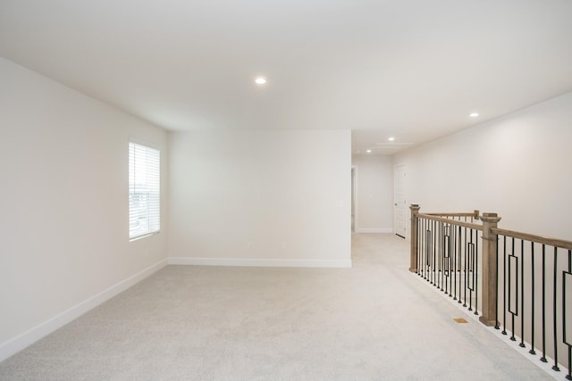 3013 Kemp Dr, Hermitage, TN 37076 - spare room featuring recessed lighting, light carpet, and baseboards