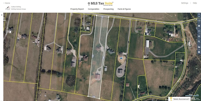 930 Eastover Rd, Lebanon, TN 37090 - aerial view of property's location featuring property boundaries highlighted