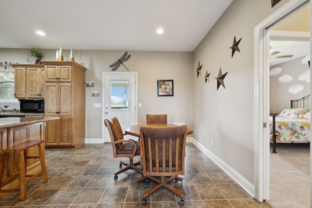 930 Eastover Rd, Lebanon, TN 37090 - dining area with recessed lighting and baseboards