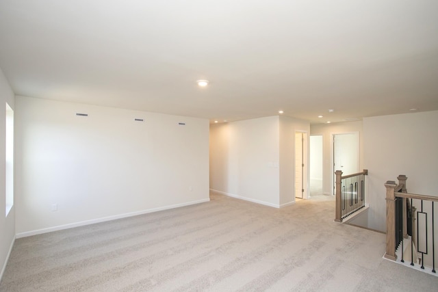 3263 Kemp Dr, Hermitage, TN 37076 - spare room with recessed lighting, light colored carpet, and baseboards