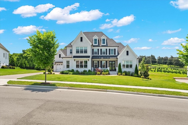1750 Barrow Ln, Brentwood, TN 37027 - view of front facade featuring a front lawn and driveway