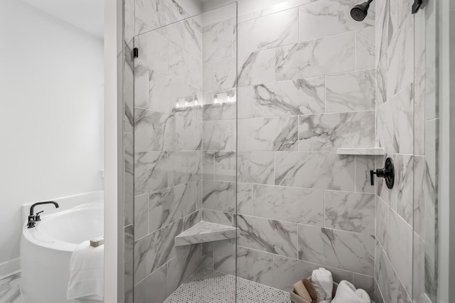 1005 Cherry Tree Dr, Mount Juliet, TN 37122 - full bath featuring tiled shower and a bath