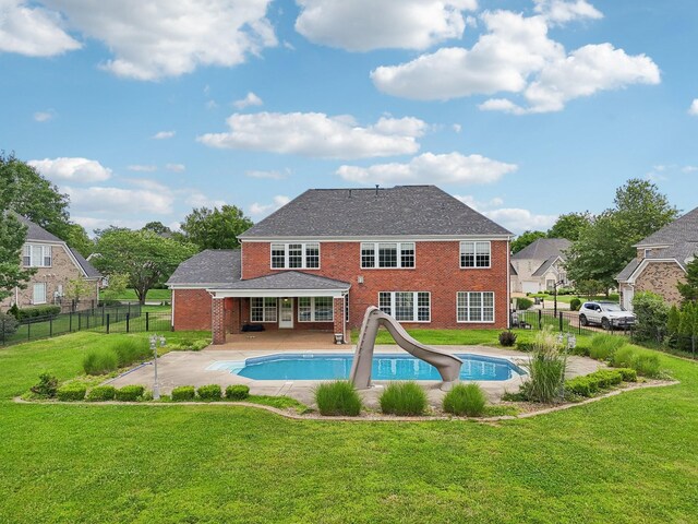 102 Oglethorpe Ave, Gallatin, TN 37066 - view of pool with a water slide and a patio area