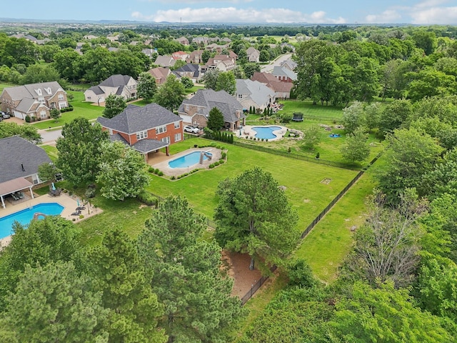 102 Oglethorpe Ave, Gallatin, TN 37066 - aerial view of residential area featuring a pool