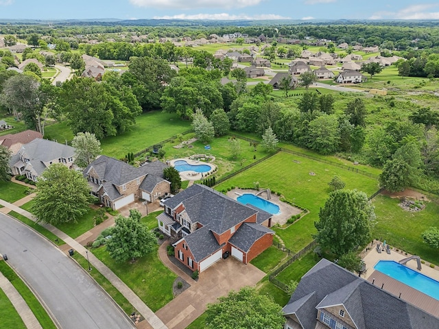 102 Oglethorpe Ave, Gallatin, TN 37066 - aerial view of residential area with a pool area