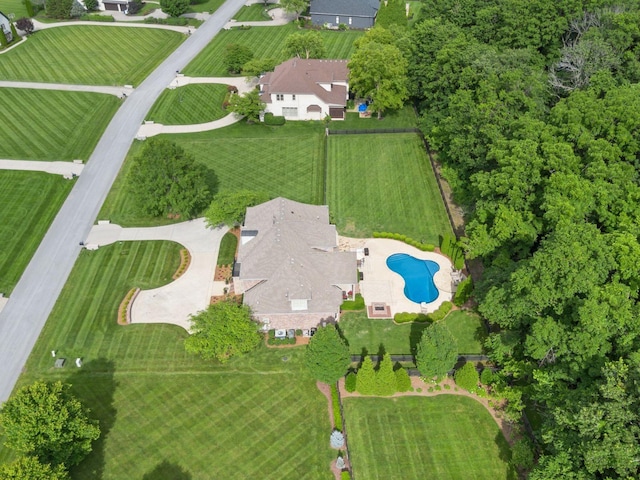 5007 Buds Farm Ln, Franklin, TN 37064 - aerial view of property's location featuring a pool area
