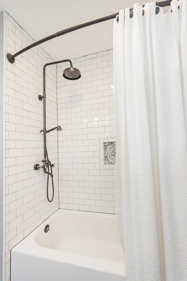 102 Ryburn Dr, Old Hickory, TN 37138 - bathroom featuring shower / bathtub combination with curtain