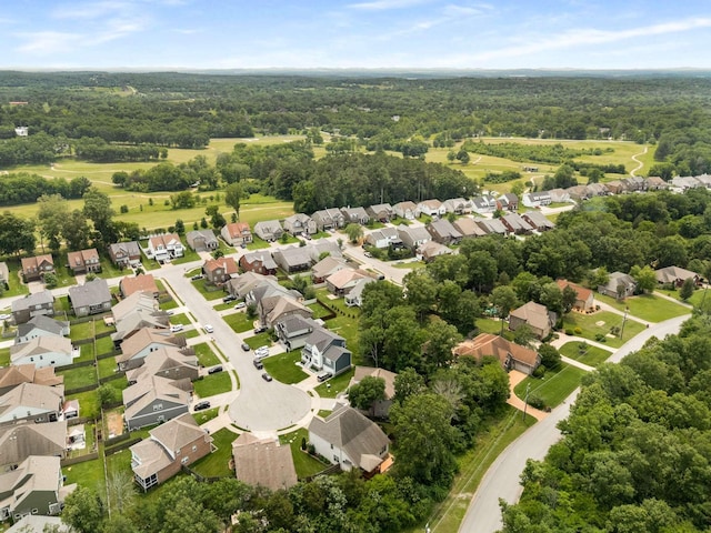 23 Hope Ct, Mount Juliet, TN 37122 - aerial view of property and surrounding area with nearby suburban area and a heavily wooded area