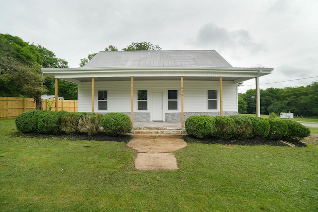 110 Spring Creek Rd, Estill Springs, TN 37330 - view of front of home featuring covered porch and metal roof