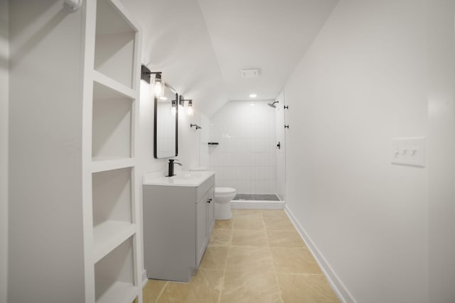 110 Spring Creek Rd, Estill Springs, TN 37330 - bathroom featuring vanity, toilet, and a tile shower