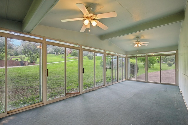 929 Deervale Dr, Nashville, TN 37217 - unfurnished sunroom featuring a ceiling fan and healthy amount of natural light