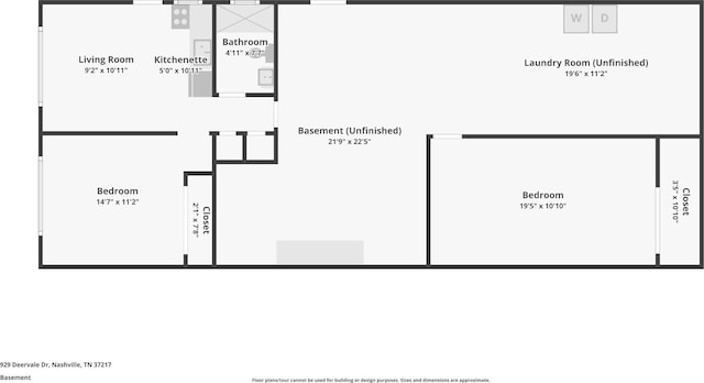 929 Deervale Dr, Nashville, TN 37217 - property floor plan