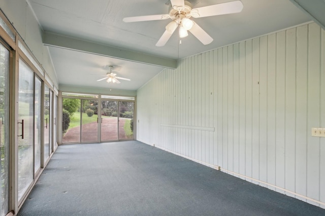 929 Deervale Dr, Nashville, TN 37217 - unfurnished sunroom featuring ceiling fan