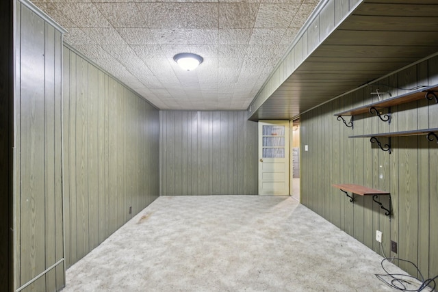 929 Deervale Dr, Nashville, TN 37217 - finished below grade area with carpet floors and wooden walls