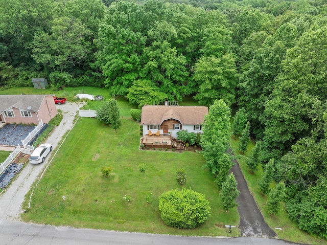 7214 Timberlane Dr, Fairview, TN 37062 - aerial view of property and surrounding area with a forest