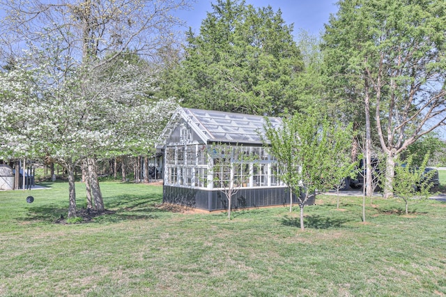 831 W Sagefield Dr, Smyrna, TN 37167 - view of grassy yard featuring an outdoor structure and an exterior structure