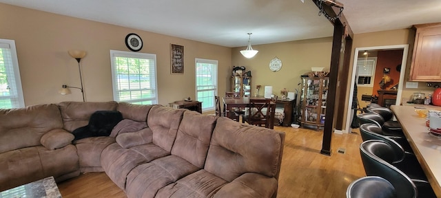 208 Royal Oak Dr, Dickson, TN 37055 - living room featuring light wood-style floors