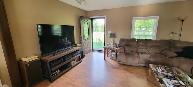 208 Royal Oak Dr, Dickson, TN 37055 - living area featuring light wood-type flooring and healthy amount of natural light
