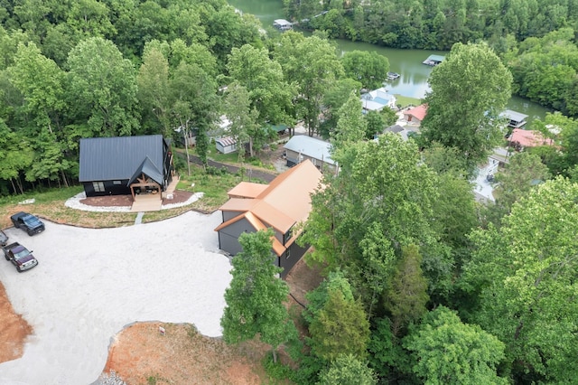 44 Hasty Hill Rd, Lynchburg, TN 37352 - drone / aerial view of a forest and a nearby body of water