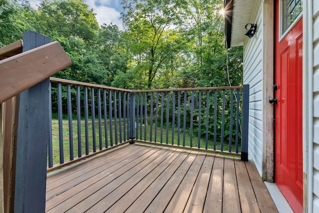 9780 S Lick Creek Rd SW, Lyles, TN 37098 - deck featuring a yard