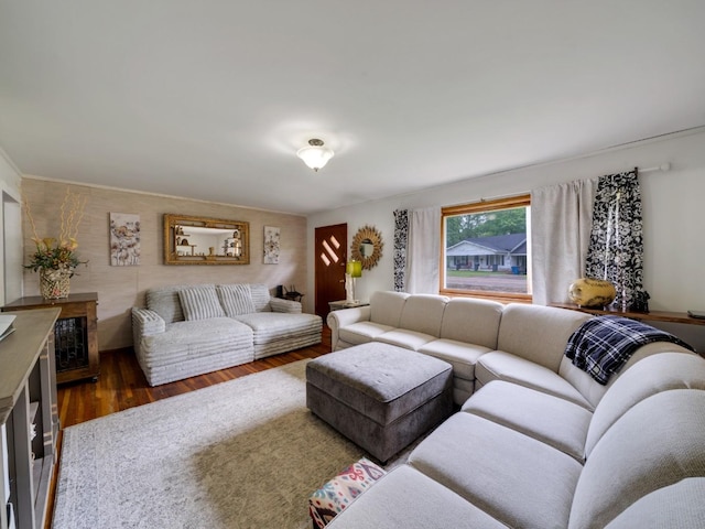 189 Washington Ave, Camden, TN 38320 - living room with wood finished floors