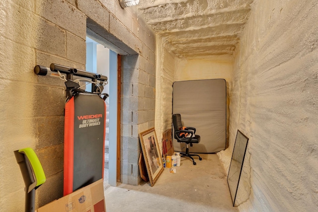 4001 S Windsor Ct, Springfield, TN 37172 - basement featuring concrete block wall