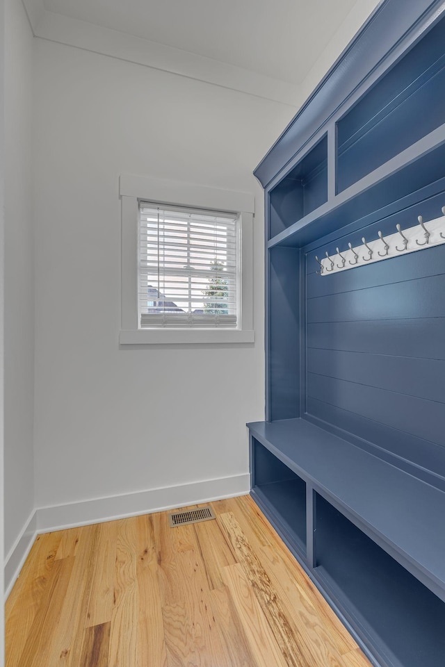 609 Dallas Ct, Murfreesboro, TN 37130 - mudroom featuring baseboards and light wood-style floors