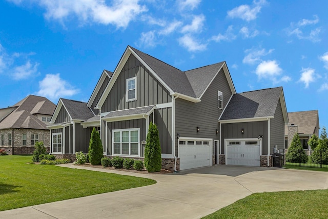 609 Dallas Ct, Murfreesboro, TN 37130 - craftsman inspired home with board and batten siding, driveway, and roof with shingles